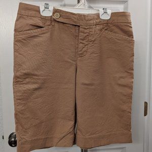 Tommy Hilfiger Bermuda Shorts Tan Sz 6